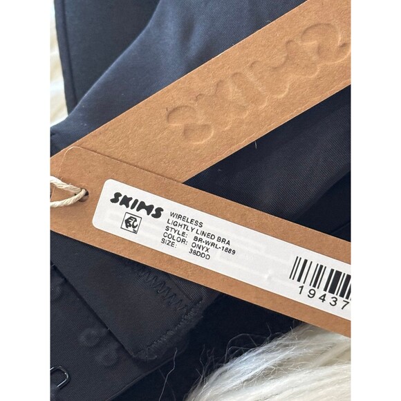 Skims Wireless Form T-shirt Bra Onyx Size 38DDD - Picture 7 of 7